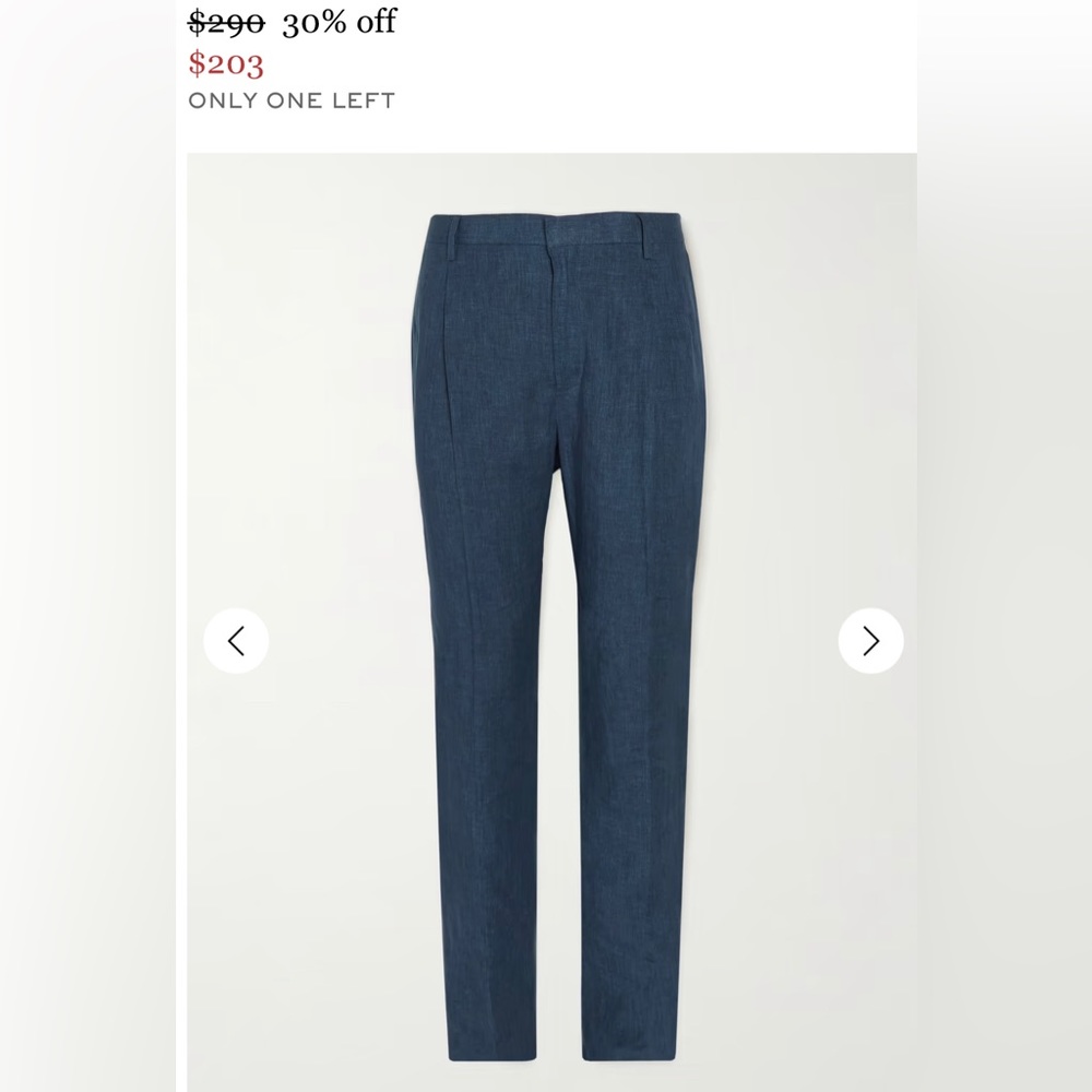 $290 Premium Sunspel England 1860 Women’s Dress Pants